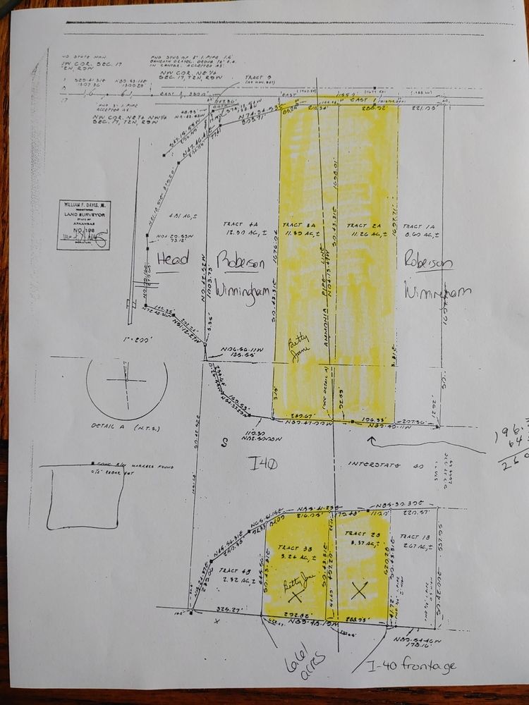 I-40 and AR-15 Commercial Development Land : 00 Hwy 15 , Lonoke, AR 72086
